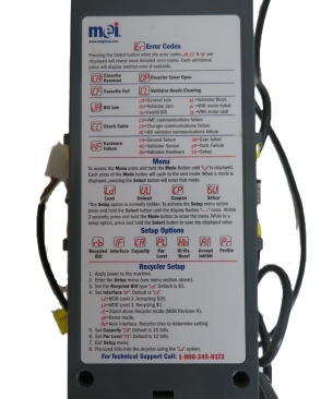 Mars/MEI VN27x2-U5M Validator with Credit Card/NFC/Cash 4-in-1